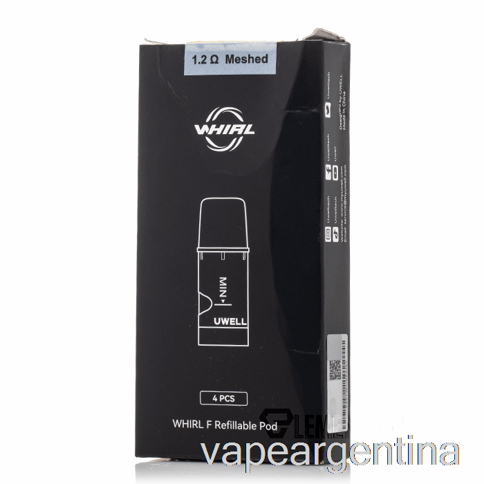 Uwell Whirl F Vainas De Repuesto Vainas Malladas De 1.2ohm Vape Descartable